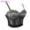 Fashion sexy Silver bead decoration hot teens factory in china bra push up