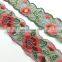New style multi colored flower trim