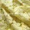 2015 latest new design yellow ladies garment for sale nylon lace fabric