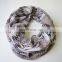 100% knitted viscose woven scarves