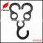 Factory supply cheap 20mm plastic S hanger hook