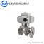 Electric Actuator Water Gas Oil Motorized Ball Valve Flange Type