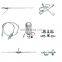 pole attachment/component for ADSS/OPGW fiber optic cable