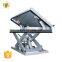 7LSJG Shandong SevenLift 1 ton load capacity plywood hydraulic scissor lift table