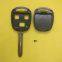 TY-207 Toyota Keyless Entry Remote Fob Replacement Key Shell Case And 3 Button TOY43 Blade