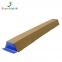 Kids gymnastic folding suede double balance beam training equipment for gymnasts