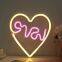 2019 hot sales Custom made wedding 3D decorative sign letters acrylic wedding sign led flexible neon light