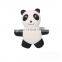 Cute panda interactive dog toy pet latex toy with squeaker