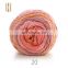 High Tenacity 2.03NM(100g=203m) cotton rainbow colored spun blended knitted yarn