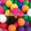 Wholesale customized logo felted laundry wool dryer balls organic wool balls