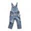 2020 denim overalls girls Korean loose parent-children's fashion foreign style straight tooling casual pants