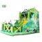 big colorful air  steps parts inflatable panda slide for kids sale