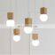 Home decor modern nordic natural wooden pendant chandelier light