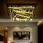 ceiling lights modern lustres rectangle Crystal Ceiling Light from Zhongshan