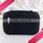 Concise black zippered makeup bag, design for small cosmetic tools