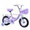 2018 hot sale 16 inch high quality pink color steel frame kids bicycle for 8-12 years girl