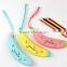 Wholesale durable Banana Shape Silicone Pencil Bag School ,Silicone Office pencil case bag Zipper Silicone Pencil Bags