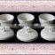 Laboratory Ceramic Porcelain crucibles pure alumina,medium wall with lid,glazed