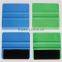 Banner squeegee with cusion or rubber roller