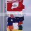 2016 Olympics colorful stand flags and banners