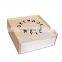 11.5 X 11.5 X 4 inches unfinished wooden boxes wholesale bakery pie gift box