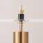 New Modern White Marble Base Decorative Desk Light with Shade Golden Table Lamp