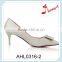 Stylish lady suede shoes stilettos high heels pointed toe dress shoes