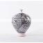Big Belly Striped Nordic Modern Luxury Black Line White Tabletop Home Decoration Ceramic Vase