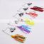 Wholesale Buzz Fishing Lure Spinner Bait Metal Spoons Jig Head with Blades Hooks Colorful Rubber-skirt Wobblers 12g Swimbait