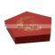 Custom pentagon shape new year Christmas candy gift packaging box