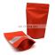 Small Batch Printing Glossy Plastic Frozen Dried Fruits Blueberries Dates Packaging Bag With Oval Window and Hole