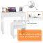 White Bedroom Furniture Dresser Vanity Makeup Dressing Table with Flip Top Mirror 2 Drawers & 3 Removable Organizers