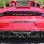 Runde Resin Or Carbon Fiber Material For Porsche Boxster 718 PD Style Body Kit Front Bumper Side Skirt Rear Lip Spoiler Fender