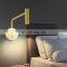 Minimalist LED Wall Lamp Nordic Telescopic Foldable Wall Lights Eye Rrotection LED Reading Light For Living Room