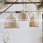 Modern Rattan Chandelier Garden Hotel Lantern Cafe Pendant Light New Creative Hanging Lamp For Restaurant Bar