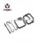 China Wholesale Metal D Ring O Ring Adjustable Center Bar Buckle Slide Metal Buckle For Belt