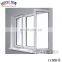 hot insulation and soundproof casement window and pvc upvc vinyl profile windows with double tempered glass