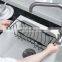 sponge drain holder Adjustable Sink Holder Organizer Faucet Sponge soap Dishwashing Bathroom Holder Storage Drain Rack