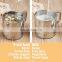 Oil Strainer Pot Grease Can,Food Strainer Stainless Steel Oil Storage Can Container with Fine Mesh Strainer,Suitable for Storing
