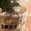New Design Set Rattan Plant Stand With Holder Unique Wicker Flower Pot Holder Basket Cheap Wholesale Vietnam Supplier