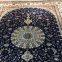 blue carpet handmade silk persian carpets 6x9ft