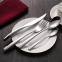 Fanny Wedding Flatware Silver Knife Spoon And Fork Set With Stainless Steel Material