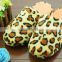 Leopard print winter soft bedroom slippers fashion household slippers wholesale