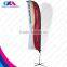hot sale outdoor display feather flag with pole