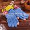 One Flower Touch Screen knitted gloves fingers fashion ladies gloves, full finger gloves