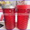 16oz BPA free AS Pineapple tumbler cups with straw metal or plastic lids FDA standard