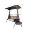 Double Luxury Patio Rattan Hanging Swing Chair Wicker Hanging Garden Swing Chairs