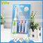High quality Waterproof Electric Toothbrush with 4 replace Brush Heads