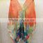 5 colors Soft Chiffon Floral Printed Scarf Sarongs Lady Beach Wear Scarf Wraps with good price