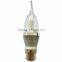 Good quality white/warm white AC85V-265V e12 b22 tail light led candle bulb